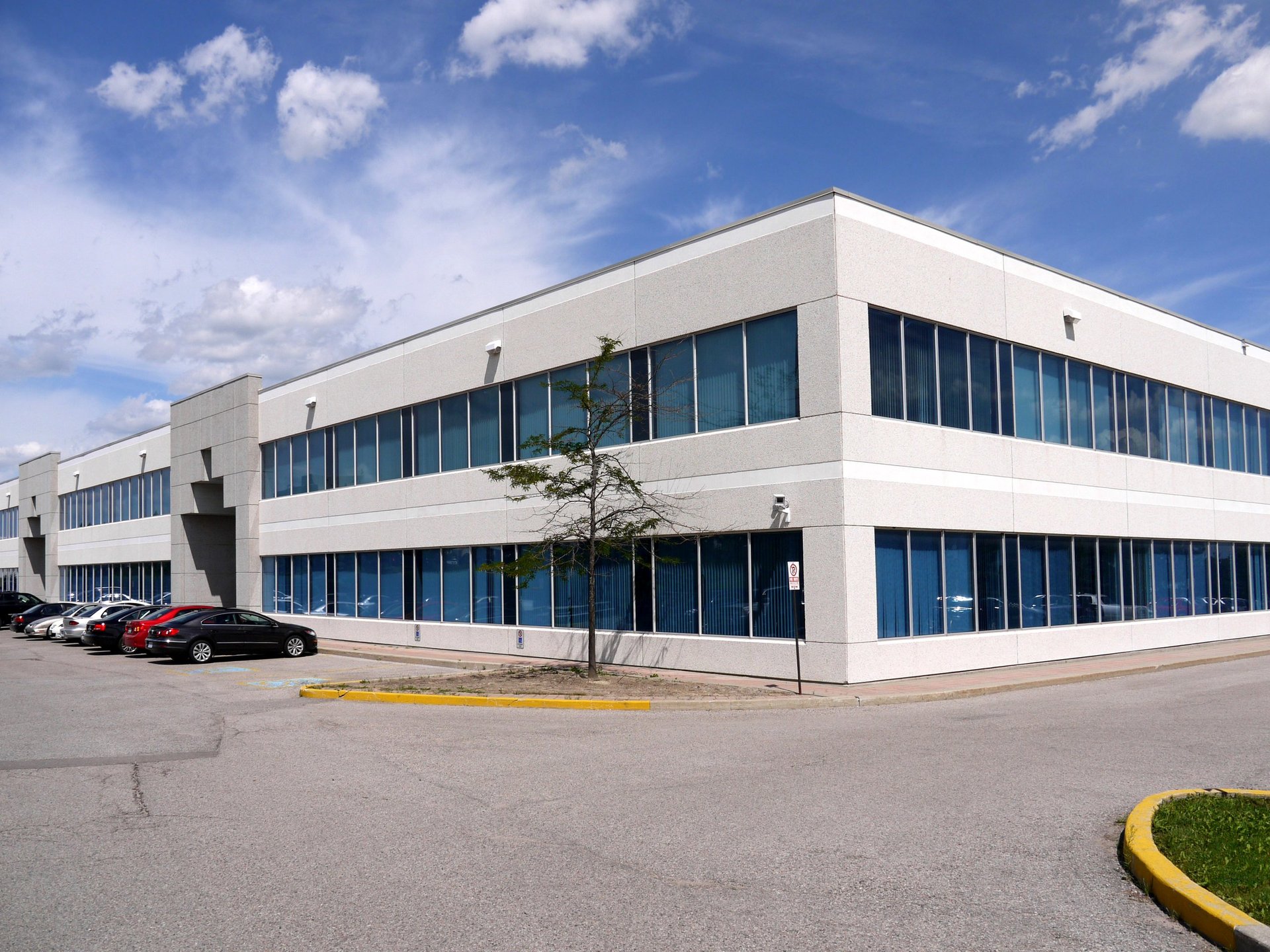 Typical suburban office building